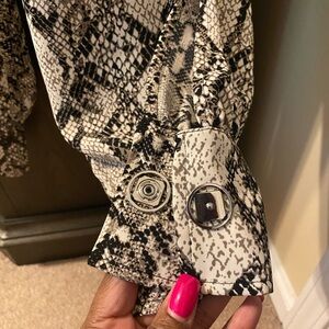 Brand new snake skin capris. High waisted.